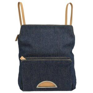 Christian Dior Blue Denim Malice Backpack